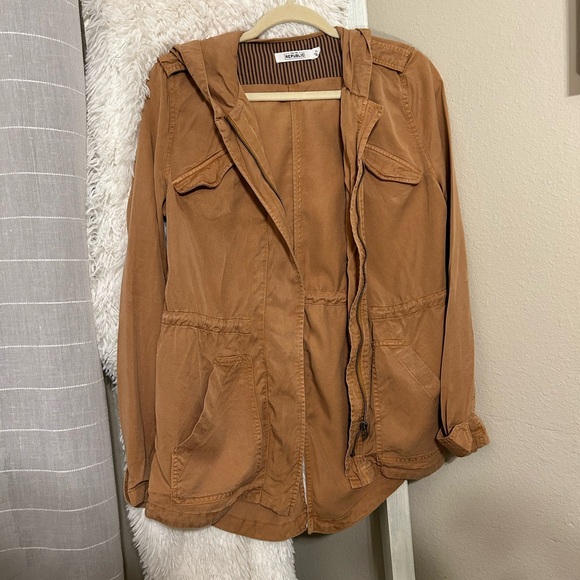 For the Republic Rust Brown Drawstring Jacket - Picture 2 of 4